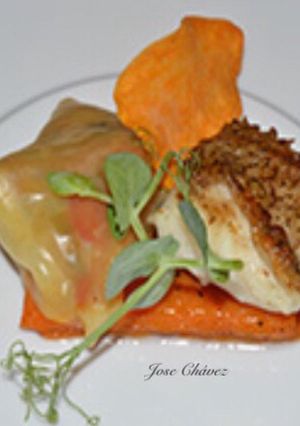 Una foto de Cherne encebollado
