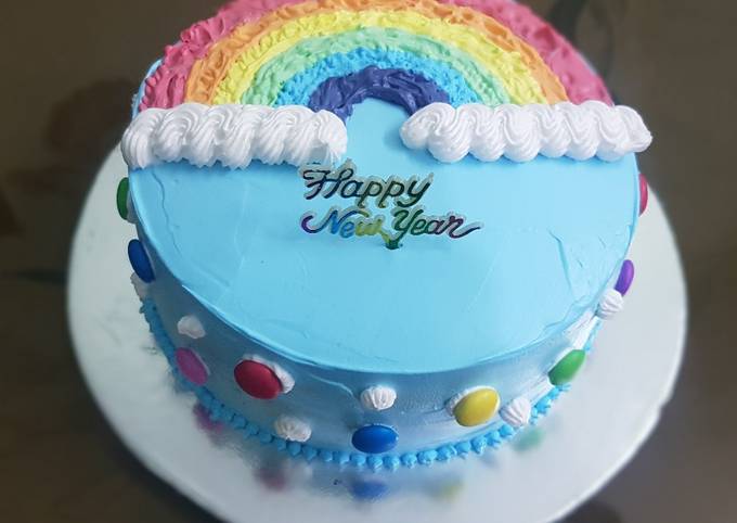 Details more than 74 simple rainbow cake - in.daotaonec