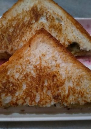 A picture of Aloo toast.