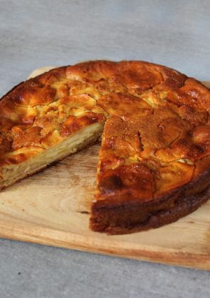 Une photo de Gâteau invisible aux pommes
