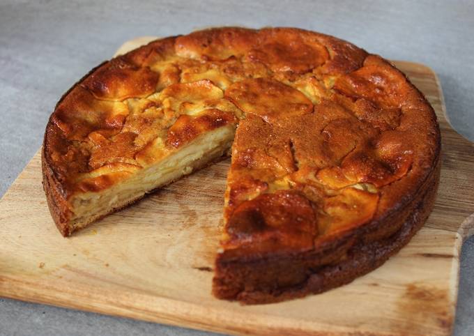 Recette Délicieuse Gâteau invisible aux pommes