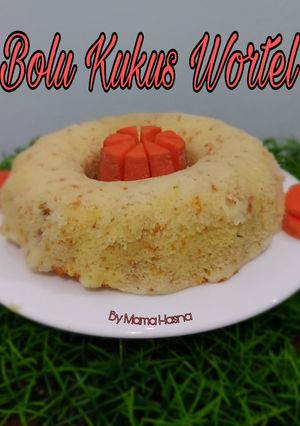 Foto resep Bolu Kukus Wortel (1 telur, No Mixer)