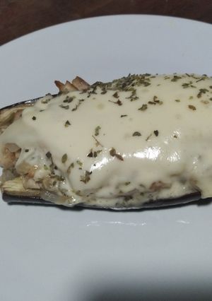 Una foto de Berenjenas con pollo