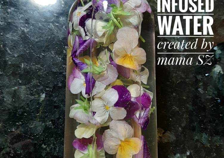 Resep EDIBLE FLOWER(bunga yg dpt dimakan) INFUSED WATER yang Bisa Manjain Lidah