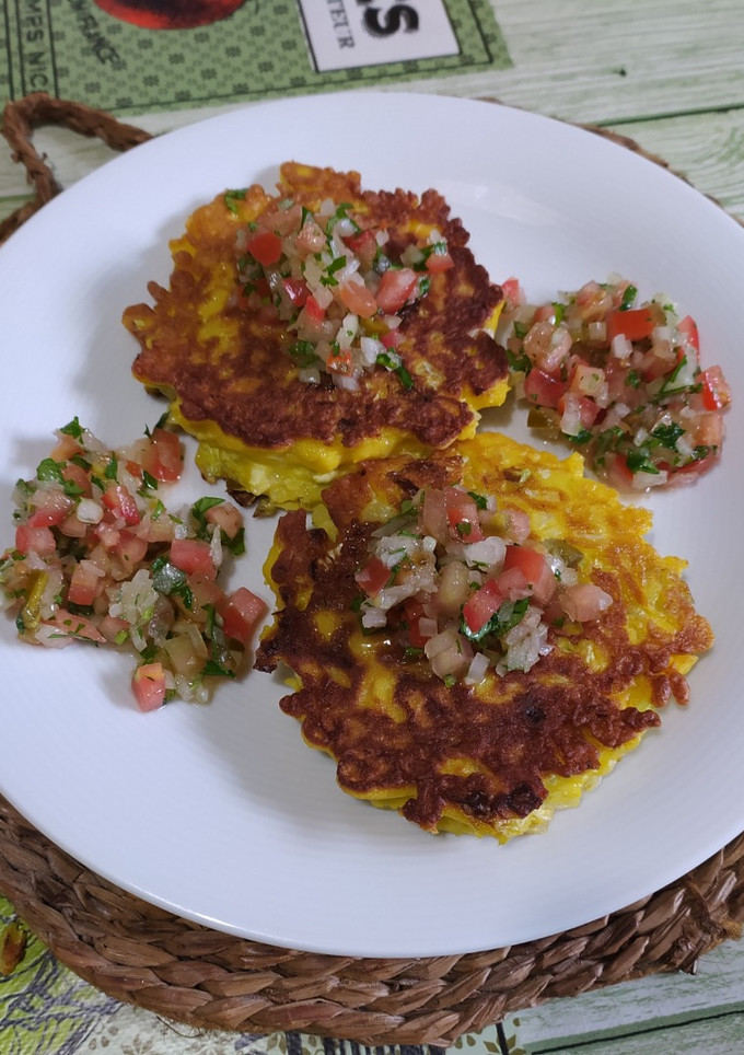 Una foto de Tortitas de repollo