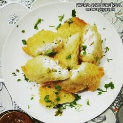 A picture of Bread Hung Curd Heat Roll/Dahi Ke Sholey.