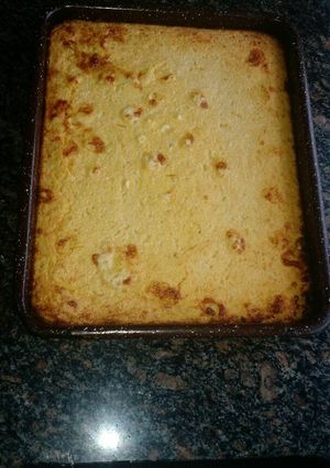 Una foto de Riquísima sopa paraguaya fácil