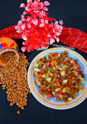 A picture of Boiled Chana (Chat).