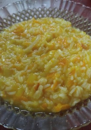 Una foto de Arroz con verduras Cuaresma