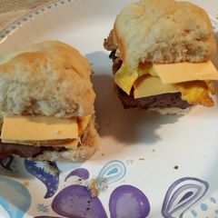 A picture of Ham Egg Cheese Biscuit.