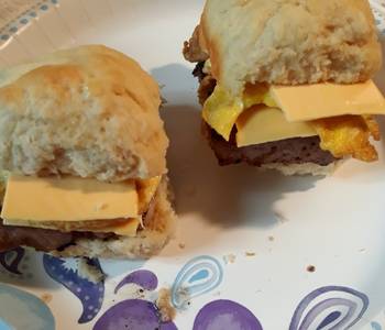 Popular Cuisine Ham Egg Cheese Biscuit Delicious and Healthy