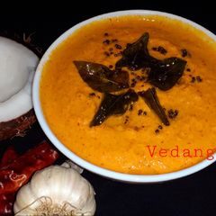 A picture of Instant Red Coconut Chutney.