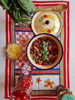 Una foto de Tirabuzones caprese "one pot pasta" 🍝 🇮🇹 🍝 🇮🇹 🍝 🇮🇹 🍝