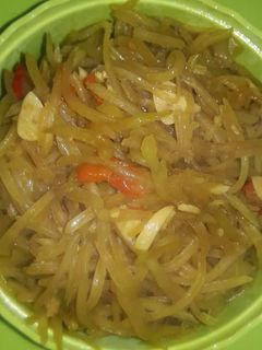 Foto resep Tumis pepaya muda pedas