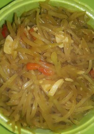 Foto resep Tumis pepaya muda pedas