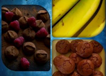 Easiest Way to Prepare Delicious Raspberry and chocolate banana muffins