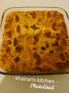 Bread pudding ainihin hoton girkin