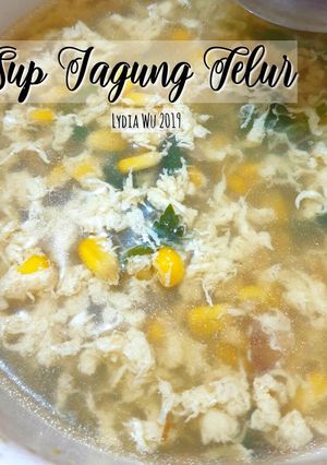 Foto resep Sup Jagung Telur