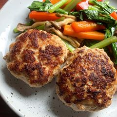 A picture of Grated Daikon & Pork Patties.