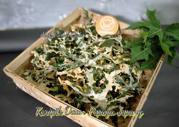 Resep Keripik Daun Pepaya Jepang yang Enak