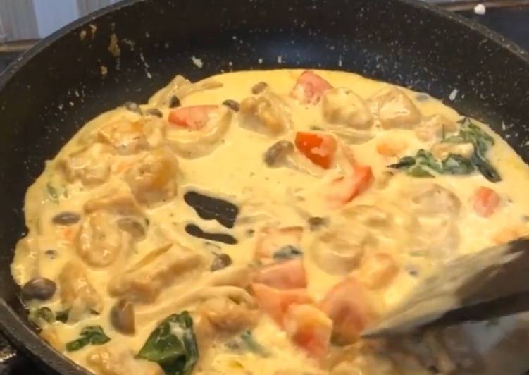 Proses meracik Creamy butter milk chicken, Enak