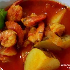 A picture of Whosayna’s Prawns Curry.