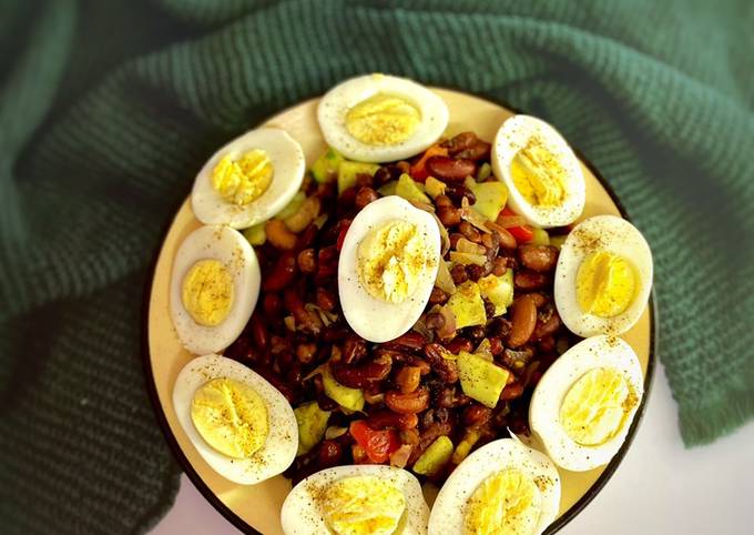 Egg Beans Salad