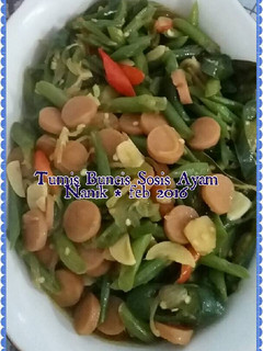 Foto resep Tumis Buncis Sosis Ayam
