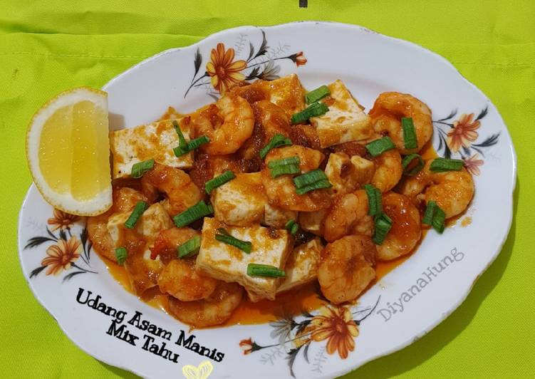 Udang Asam Manis Mix Tahu