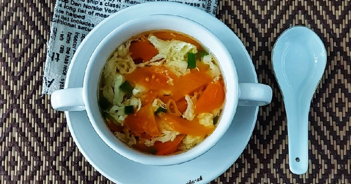 Resep Tan Hua Tang Sup Tomat Telur Oleh Nidarudi Cookpad