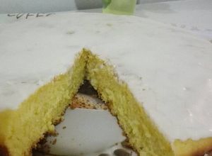 Una foto de Glasé real de naranja