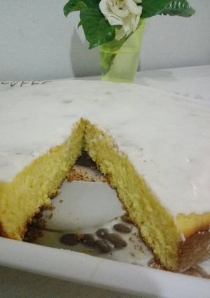 Una foto de Glasé real de naranja