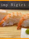 Shrimp Nigiri Sushi.ข้าวปั้นซูชิหน้า กุ้ง