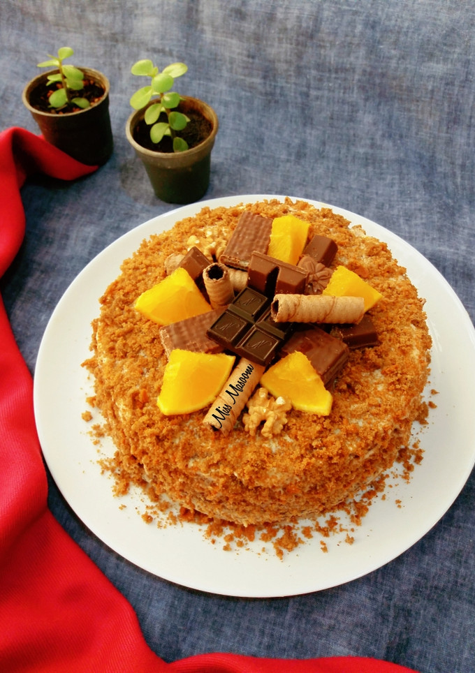 عکسی از دستور کیک قهوه (با قهوه فوری)