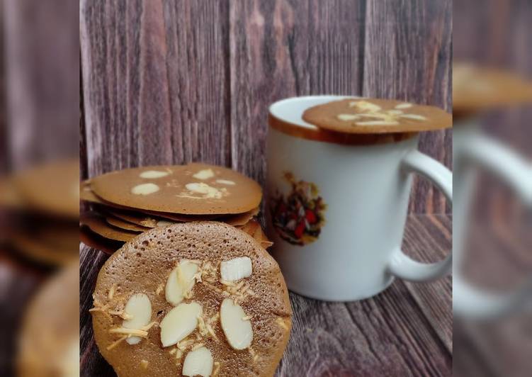 Choco cheese almond tuile