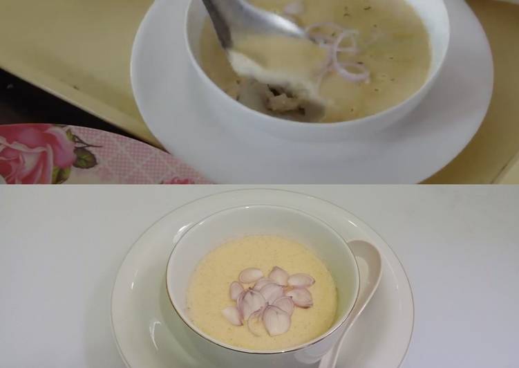Langkah Mudah untuk Membuat Kai Toon (ไข่ตุ๋น/Steamed Egg), Sempurna