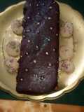 Tronco de chocolate navideño