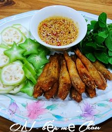 cá bống chiên