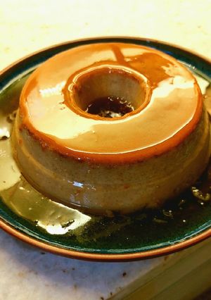 Una foto de Flan
