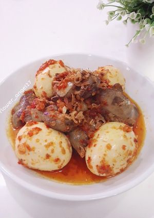 Foto resep Balado hati ayam telur
