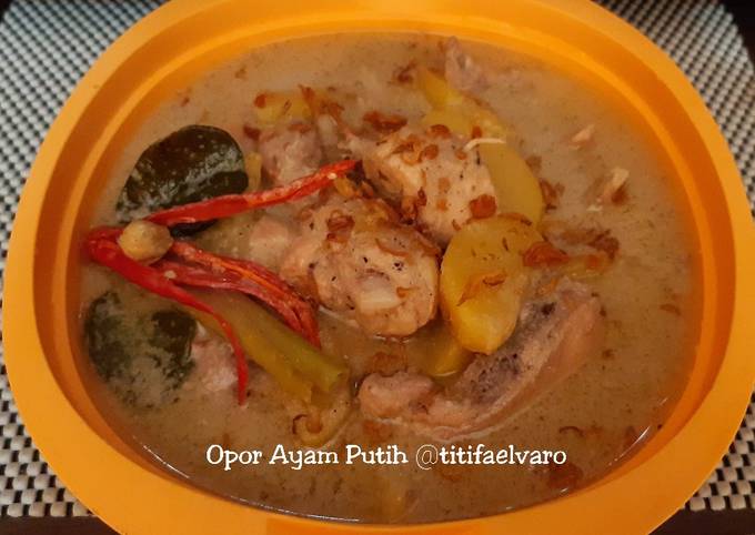 Resep: Opor Ayam Putih Istimewa