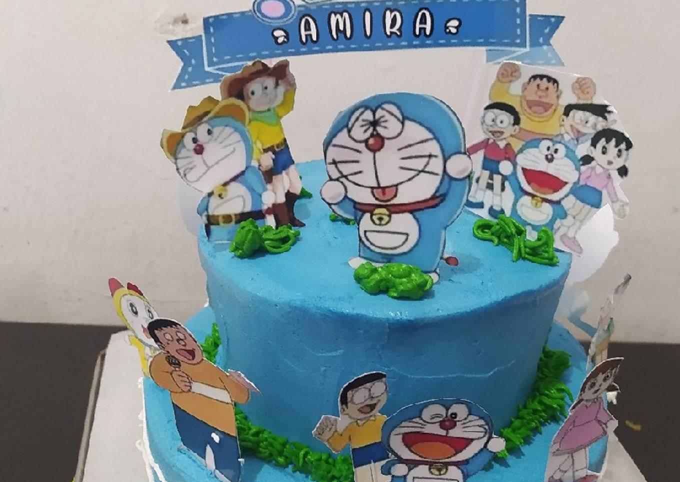 Amira's Doraemon Sponge Cake (Special Event)