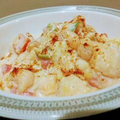 A picture of Dahi Phulki chaat.