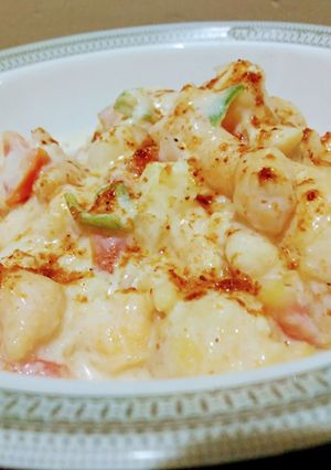 A picture of Dahi Phulki chaat.