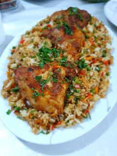 A picture of Fried Rice with Vegetables.