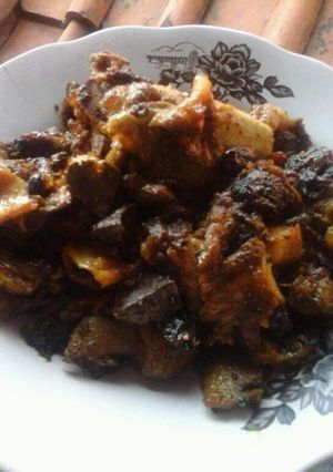 Foto resep JEROAN & DAGING KAMBING GULA ASEM
