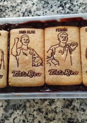 Foto principal de Tarta de galletas con chocolate y salvado de Avena crujiente muy rico
