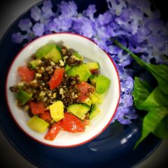A picture of Black moong sprouts.