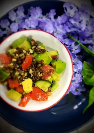 A picture of Black moong sprouts.
