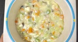 Hình ảnh món Soup gà nấm mix rau củ